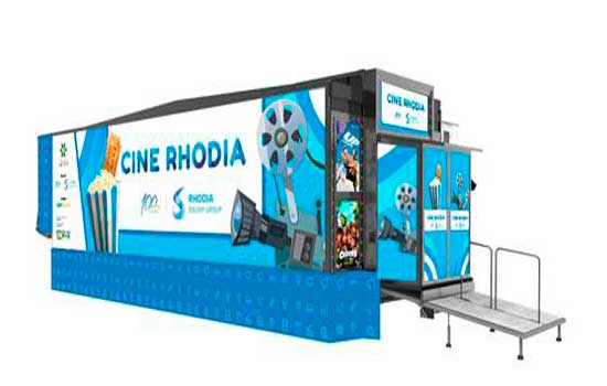 O projeto é em comemoração aos 100 anos do Cine Rhodia